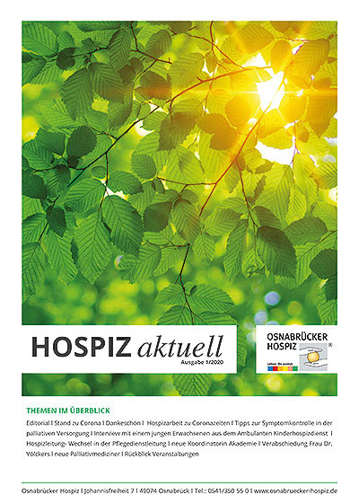 Hospiz aktuell Ausgabe 1/2020